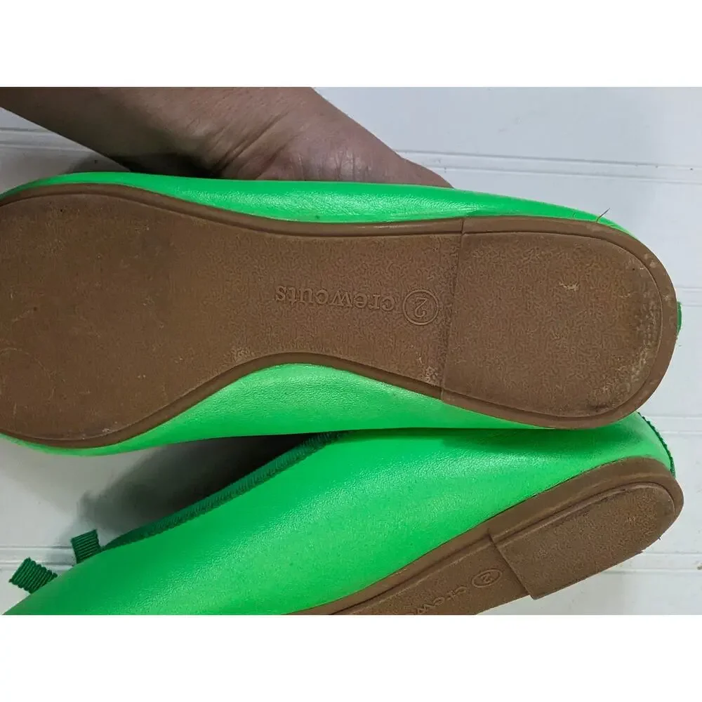 Crewcuts Lime Green Ballet Flats Big‎ Kids 2